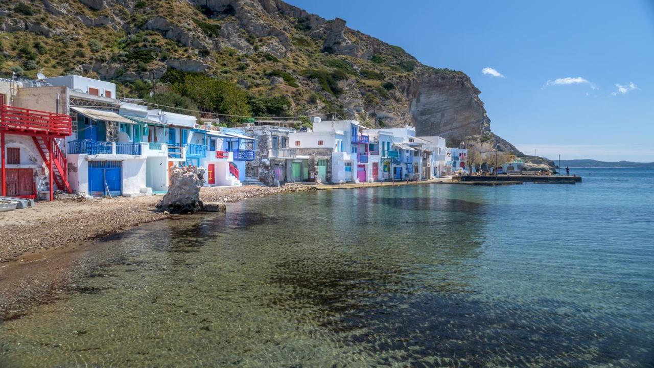 Blue Traditional Boathouse In Klima Klima  Luaran gambar